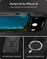 Mous for iPhone 16 Pro Clear Case MagSafe Compatible - Clarity - Shockproof & Scratch Resistant