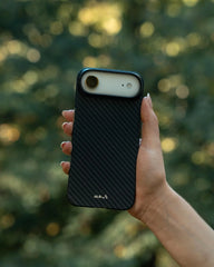 Mous for iPhone Air Limitless Aramid Fibre Case, Compatible with MagSafe, Full Camera Protection, Shockproof, Black