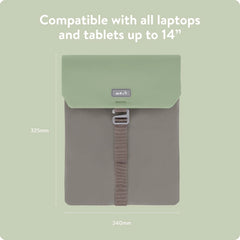Mous – Laptop Bag 14 inch Case - Universal Laptop Sleeve - Sage