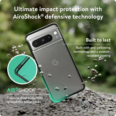 Mous for Google Pixel 8 Pro Case Clear - Clarity - Protective Pixel 8 Pro Case - Scratch Resistant Crystal Clear & Slim Design - Shockproof Phone Cover