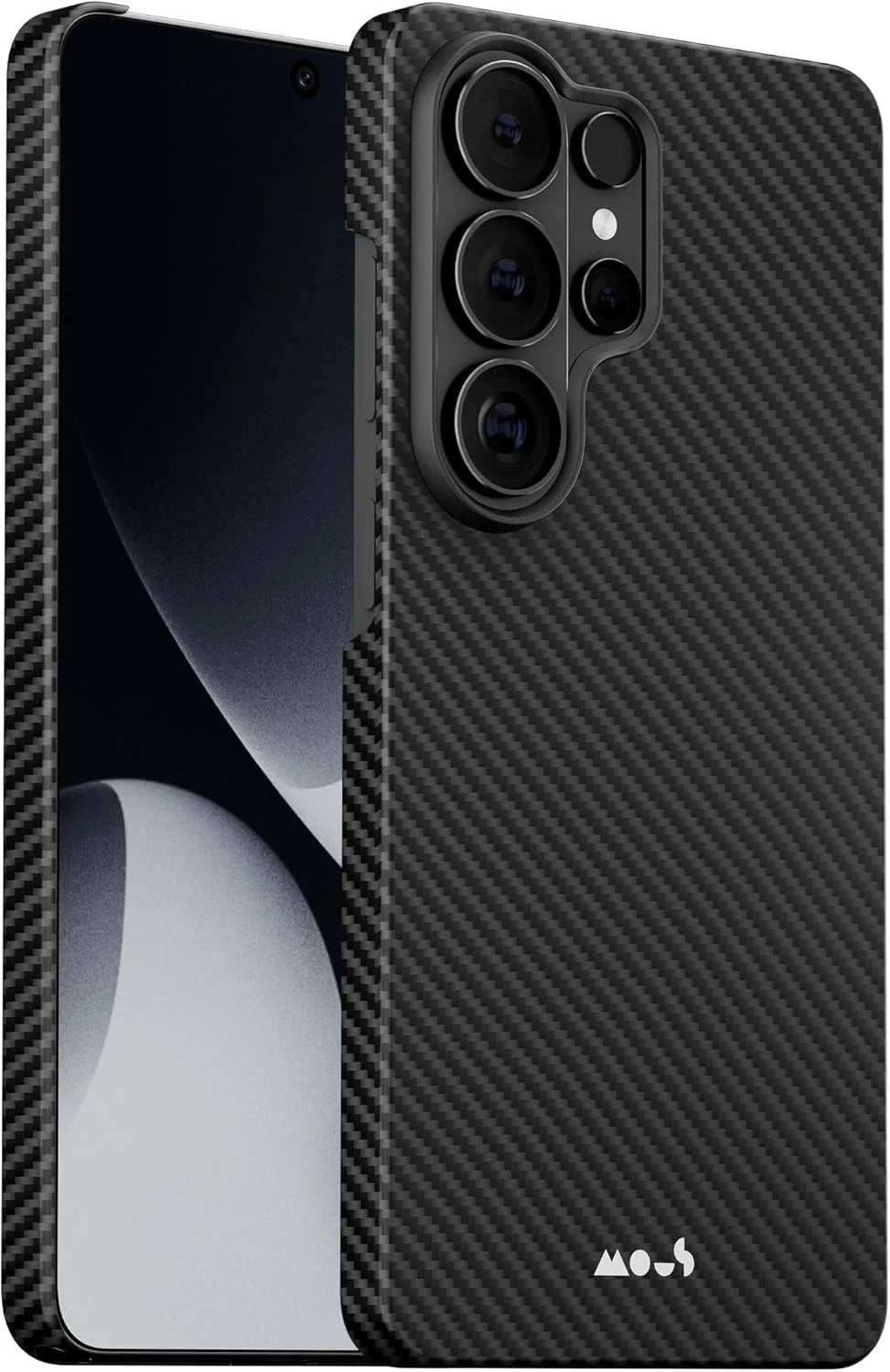 Mous for Samsung Galaxy S26 Ultra Case, Super Thin Aramid Fibre Case, Black
