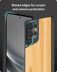 Mous for Samsung Galaxy S25 Ultra Case MagSafe Compatible - Limitless 6.0 - Bamboo - Protective Shockproof Phone Cover