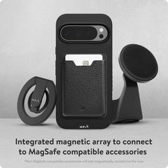 Mous - Intralock Phone Case for Google Pixel 9 Pro XL - MagSafe Compatible with Mechanical Mounting Black