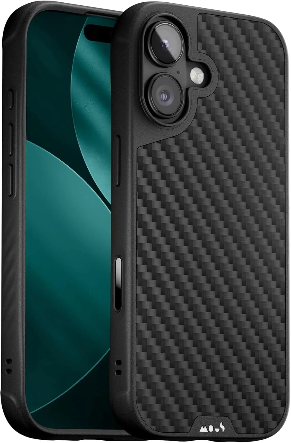 Mous for iPhone 17 Limitless Aramid Fibre Case, Compatible with MagSafe, Full Camera Protection, Shockproof, Black