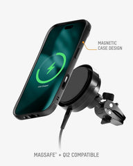Mous for iPhone Air Carbon Fibre Case with Anti-Blue Light Screen Protector and MagSafe Card Holder
