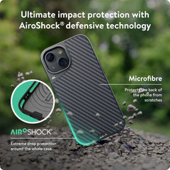 Mous for iPhone 15 Case MagSafe Compatible - Limitless 5.0 - Carbon Fiber - Protective iPhone 15 Case - Shockproof Phone Cover