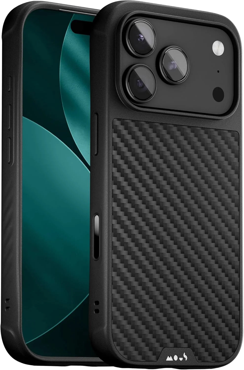 Mous for iPhone 17 Pro Limitless Aramid Fibre Case, Compatible with MagSafe, Full Camera Protection, Shockproof, Black