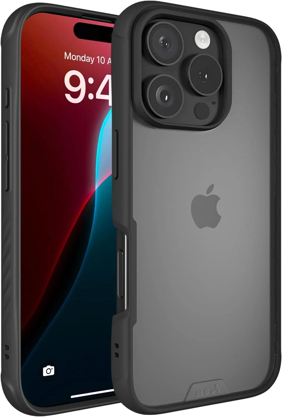 Mous for iPhone 16 Pro Max Clear Case - Clarity - Shockproof & Scratch Resistant