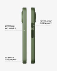 Mous Case for Google Pixel 11 Pro - Super Thin - MagSafe & Pixelsnap Compatible Green Cover