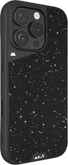 Mous for iPhone 16 Pro Case MagSafe Compatible with Camera Control, Limitless Speckled Black Fabric
