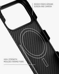 Mous for iPhone Air Super Thin Case, Compatible with MagSafe, Aramid Fibre, Black