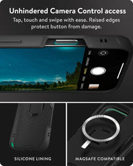 Mous IntraLock Phone Case for iPhone 16 Pro Max, MagSafe Compatible - Black