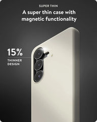 Mous for Samsung Galaxy S25 Plus Case Slim MagSafe Compatible - Super Thin Sand