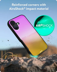 Mous for iPhone 16 Clear Case - Clarity Iridescent- Shockproof & Scratch Resistant