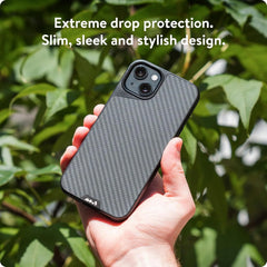 Mous - Protective Case for iPhone 13 - Limitless 4.0 - Aramid Fiber - Fully Compatible with Apple's MagSafe