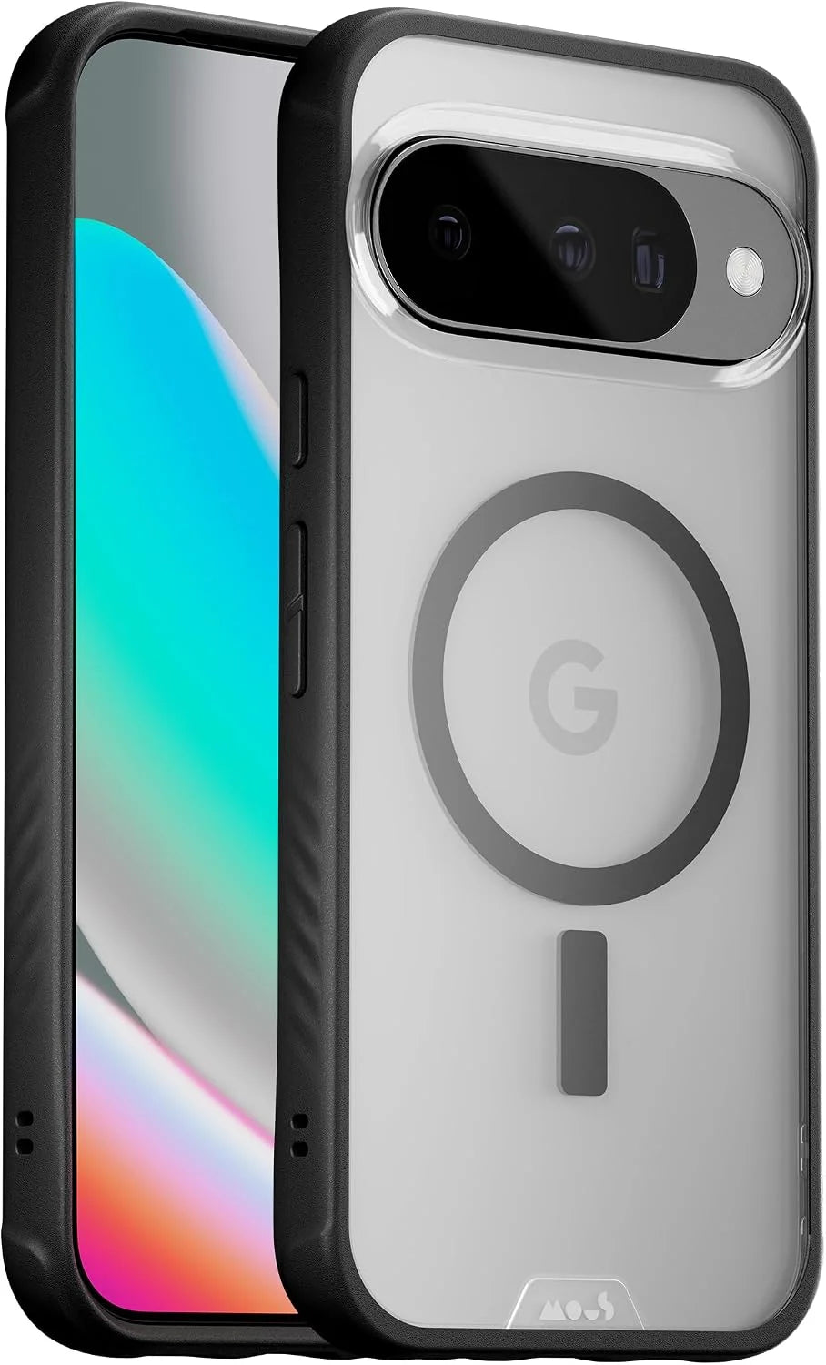 Mous for Google Pixel 10/10 Pro Clear Case, Compatible with Magsafe, Scratch Resistant