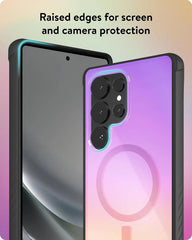 Mous for Samsung Galaxy S25 Ultra Case MagSafe Compatible Clear - Clarity 3.0 Iridescent - Scratch Resistant Crystal Clear & Slim Design - Protective Shockproof Phone Cover