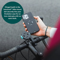 Mous IntraLock Bike Phone Holder, Bicycle Mount for Smartphones, Secure Connection, Portrait or Landscape, 2 Year Warranty