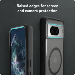 Mous for Google Pixel 8 Case MagSafe Compatible Clear - Clarity 2.0 - Protective Pixel 8 Case - Scratch Resistant Crystal Clear & Slim Design - Shockproof Phone Cover