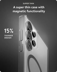 Mous for Samsung Galaxy S25 Ultra Case Clear MagSafe Compatible - Super Thin 2.0 - Transparent Slim Magnetic Phone Cover