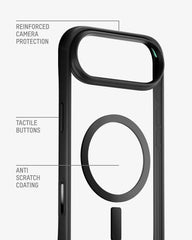 Mous for iPhone Air Clear Case, Camera Control Cover, Magsafe Compatible, Anti-Yellowing Cover