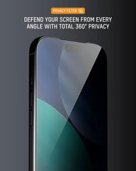 Mous Privacy Screen Protector Compatible with iPhone 17 Pro Max, Shatterproof