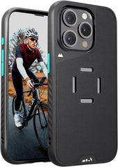 Mous - IntraLock Phone Case for iPhone 14 Pro Max Case - MagSafe Compatible with IntraLock Technology for Mechanical Mounting Black