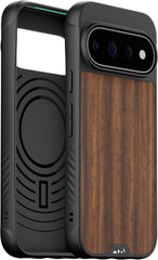 Mous Case for Google Pixel 11 Pro XL, MagSafe & Pixelsnap Compatible, Limitless Walnut Cover- Brown