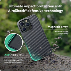 Mous - Protective Case for iPhone 13 Pro Max - Limitless 4.0 - Aramid Fiber - iPhone 13 Pro Max case -Fully Compatible with Apple's MagSafe