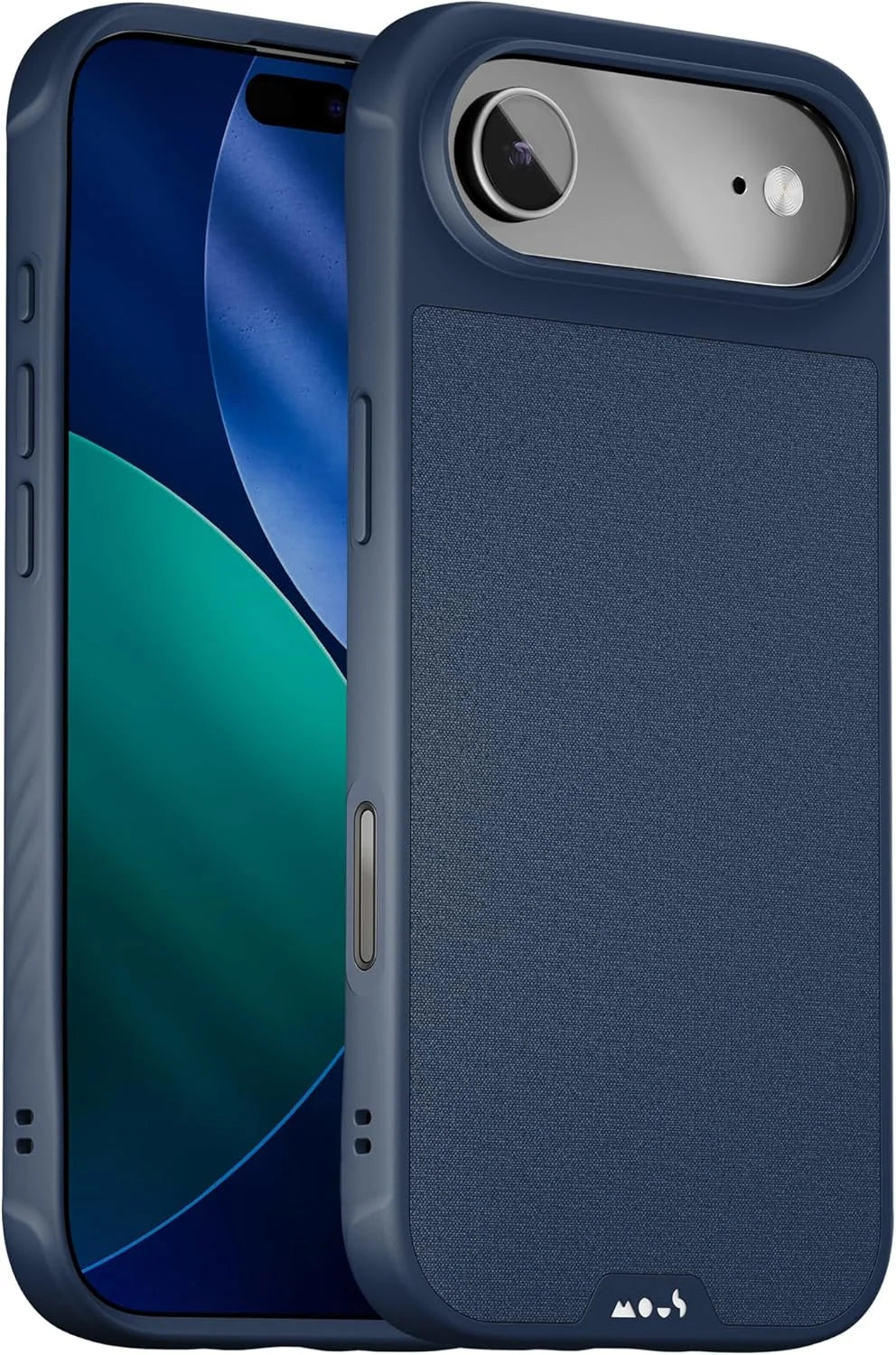 Mous for iPhone Air Limitless Case, Compatible with MagSafe, Full Camera Protection, Shockproof, Marine Blue