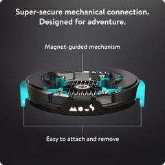 Mous - Intralock Phone Case for Google Pixel 9 Pro XL - MagSafe Compatible with Mechanical Mounting Black