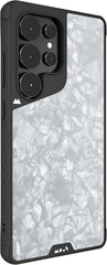 Mous for Samsung Galaxy S25 Ultra Case MagSafe Compatible - Limitless White Acetate - Shockproof