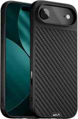 Mous for iPhone Air Limitless Aramid Fibre Case, Compatible with MagSafe, Full Camera Protection, Shockproof, Black