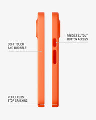 Mous Case for Google Pixel 11 Pro - Super Thin - MagSafe & Pixelsnap Compatible Orange Cover