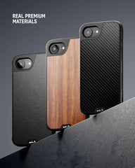 Mous for iPhone 16e Case 2025 MagSafe Compatible - Limitless 6.0 - Aramid Carbon Fibre- Protective Shockproof Phone Cover